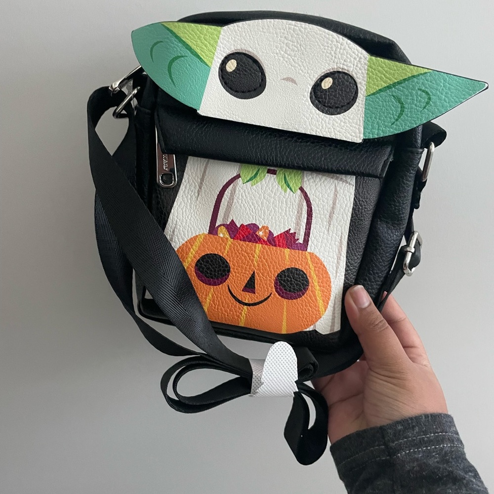 STAR WARS GHOST TRICK-OR-TREAT BABY YODA GROGU CROSSBODY BAG - PALM EXCLUSIVE